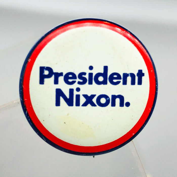 President Nixon Button Pin 1" Vintage Political Campaign Watergate COADCO 1