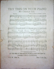 Silver Threads Among the Gold Vintage Sheet Music Ebene Rexford HP Danks 1901 4