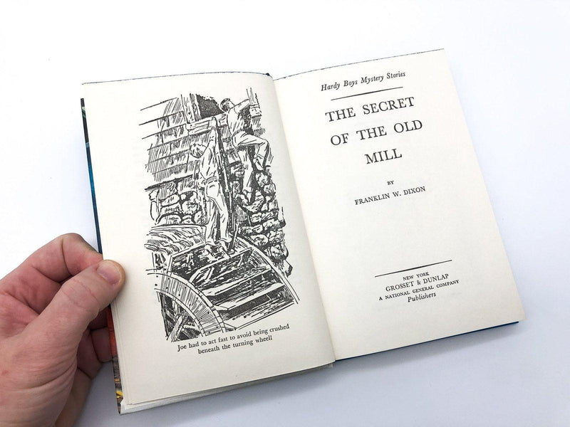 Hardy Boys The Secret of the Old Mill No 3 Franklin W. Dixon 1962 Grosset HC 6