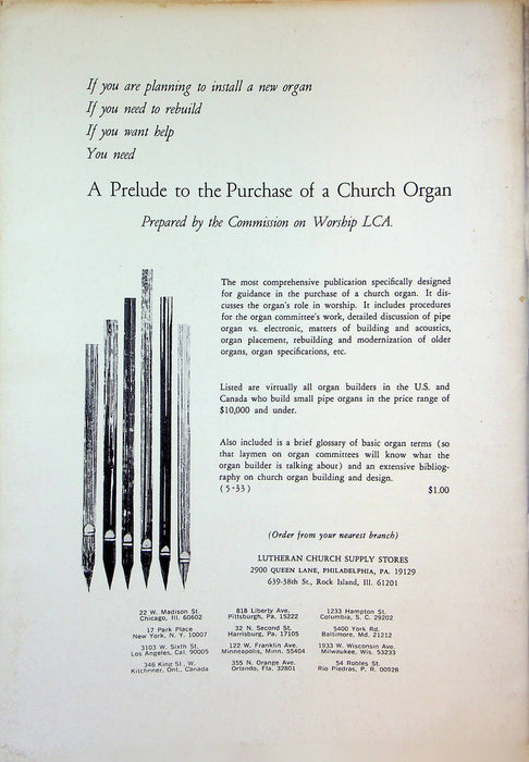 Journal of Church Music Magazine May 1967 Office of Church Musician Karl Muller 2