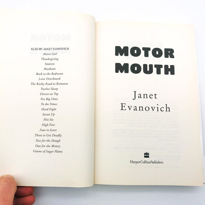 Motor Mouth Hardcover Janet Evanovich 2006 Barnaby Novel Murder 1st Edition 7