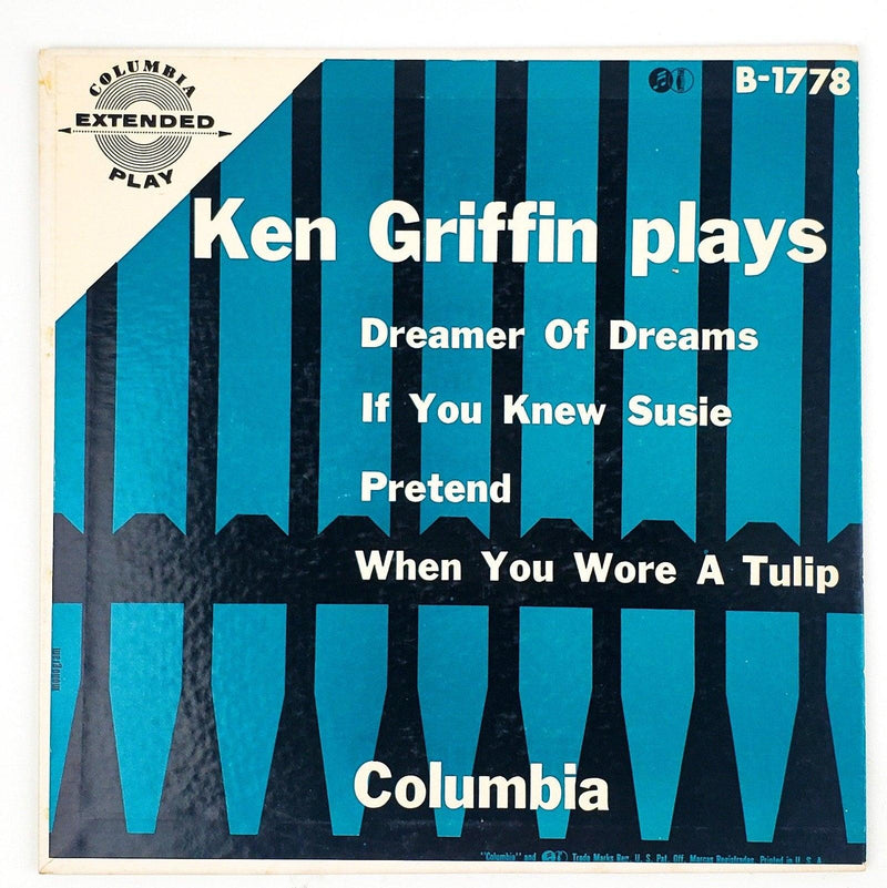 Ken Griffin Plays Dreamer of Dreams, If you Knew Susie Record 45 RPM EP Columbia 1
