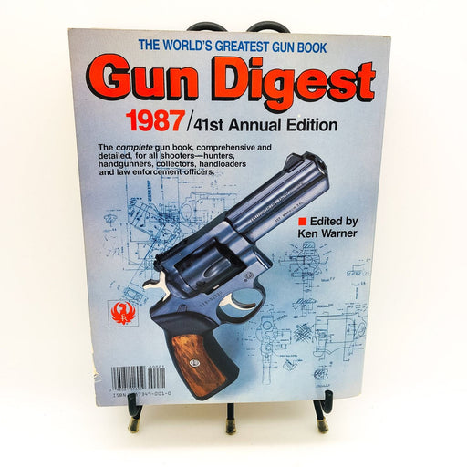 Gun Digest Paperback Ken Warner 1987 41st Edition Detailed Hunters Collectors 2