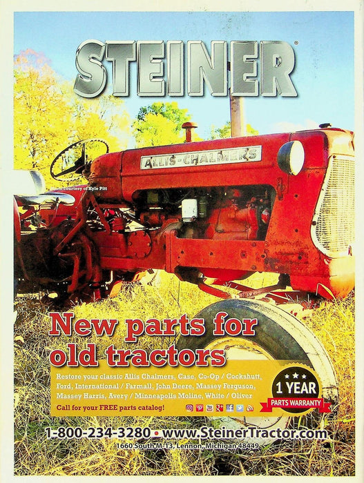 Farm Collector Magazine October 2018 Vol 21 # 3 Rear-Engine Tractors