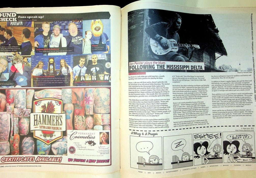 Buzzbin Magazine February 2011 Issue 402 Punk Emo Thursday Band Interview 3