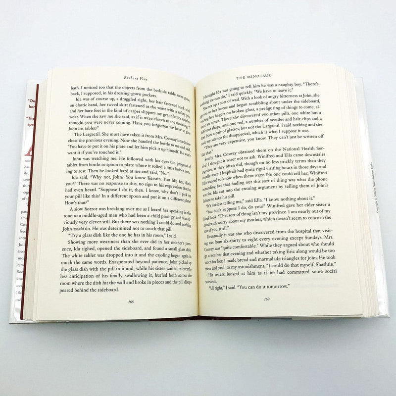 The Minotaur Hardcover Barbara Vine 2005 Nurse Schizophrenic Inheritance Ex Libr 10