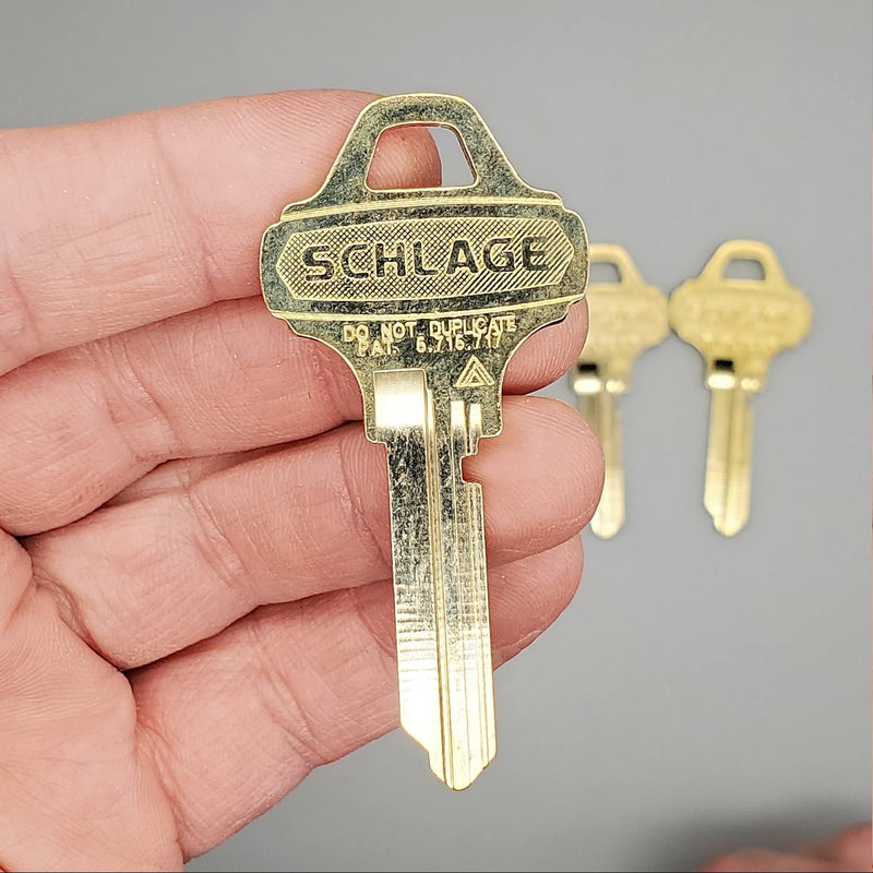 5x Schlage Everest 35-016 C135 Key Blanks Nickel Silver 6 Pin NOS 1