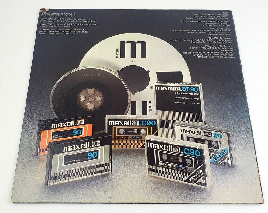 The Maxell Classical II Sampler 33 RPM LP Record RCA 1980 Limited Edition 3