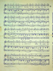 Cruising Down the River On A Sunday Afternoon Sheet Music Eily Beadell 1945 2