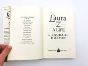 Laura Z A Life Hardcover Laura Z Hobson 1983 Jewish Author Promotion Writer Cpy2 7