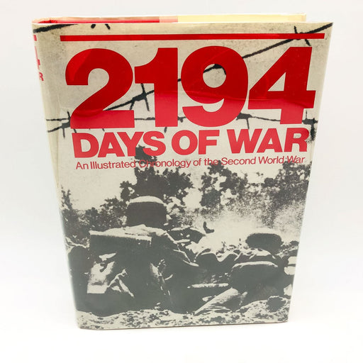 2194 Days Of War Hardcover Cesare Salmaggi 1977 1st Edition WW2 Photographs 1