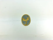 Vintage Be Prepared Boy Scouts Patch Emblem Oval Green Embroidered Words on Wing 2