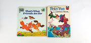 Walt Disney Children's Books Peter Pan, Fox & Hound, Bambi & More Lot of 5 6