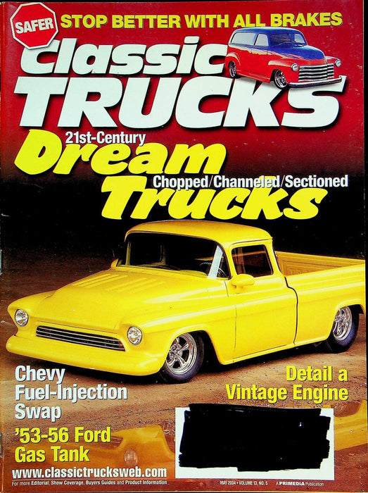 Classic Trucks Magazine May 2004 Vol 13 # 5 53-56 Ford Gas Tank