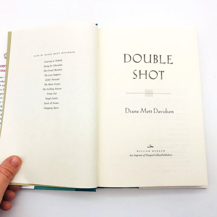 Double Shot HC Diane Mott Davidson 2004 Catering Murder Mystery 1st Edition 7