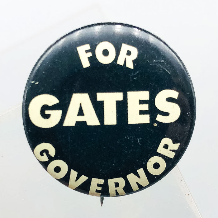 Ralph Gates For Governor Button .75" Indiana Political Campaign Lithographers 2