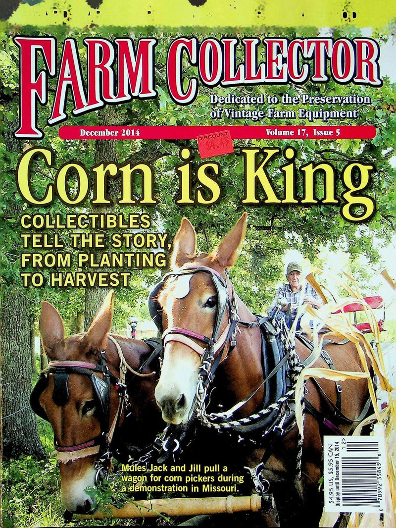 Farm Collector Magazine December 2014 Vol 17 # 5 Showcasing American Agriculture