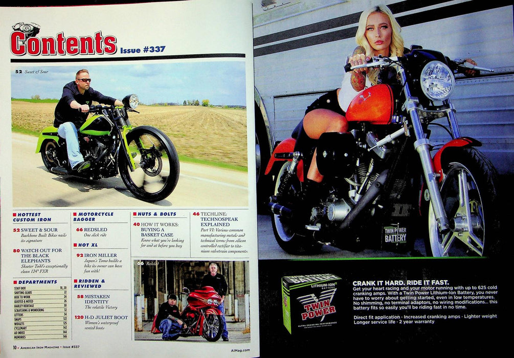 American Iron Motorcycle Magazine Jun # 337 2016 75th Daytona Bike Week Montana