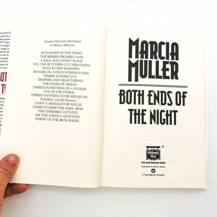 Both Ends Of The Night HC Marcia Muller 1997 Private Investigator 1st Edition 7