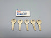 5x Yale RN13 1/2 Key Blanks JH Keyway Nickel Silver 5 Pin NOS 3