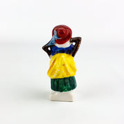 Occupied Japan Mini Dutch Woman Single Bud Vase 3 Inches 3