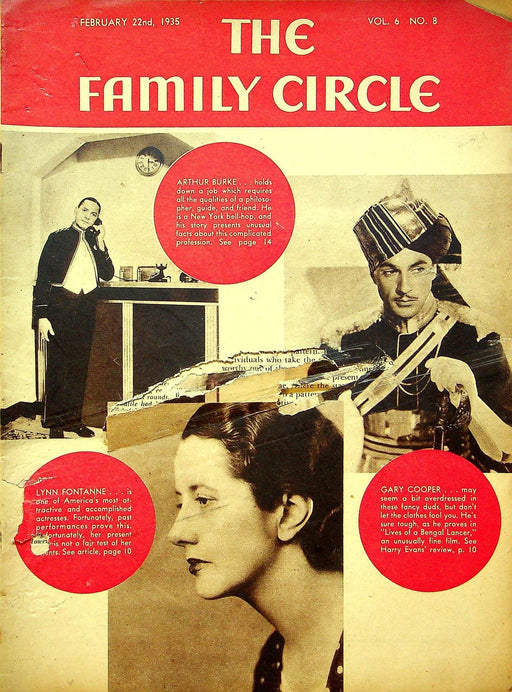 The Family Circle Magazine February 22 1935 Vol 6 No 8 Arthur Burke 1