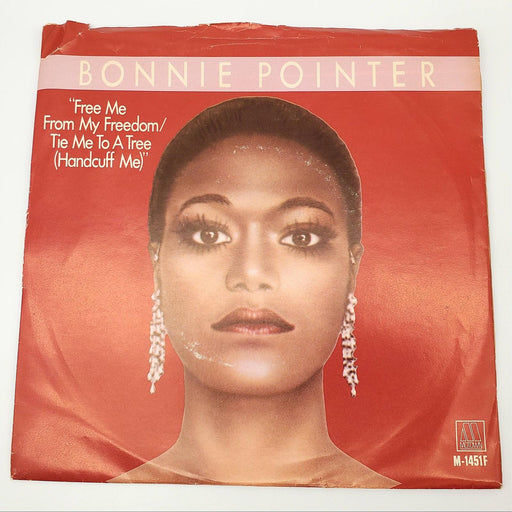 Bonnie Pointer Free Me From My Freedom Single Record Motown 1978 RED VINYL 1