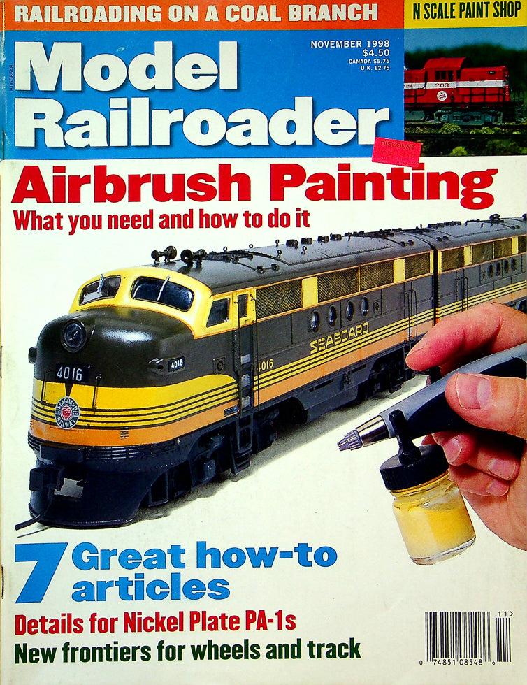 Model Railroader Magazine November 1998 Vol 65 No 11 Airbrush Painting