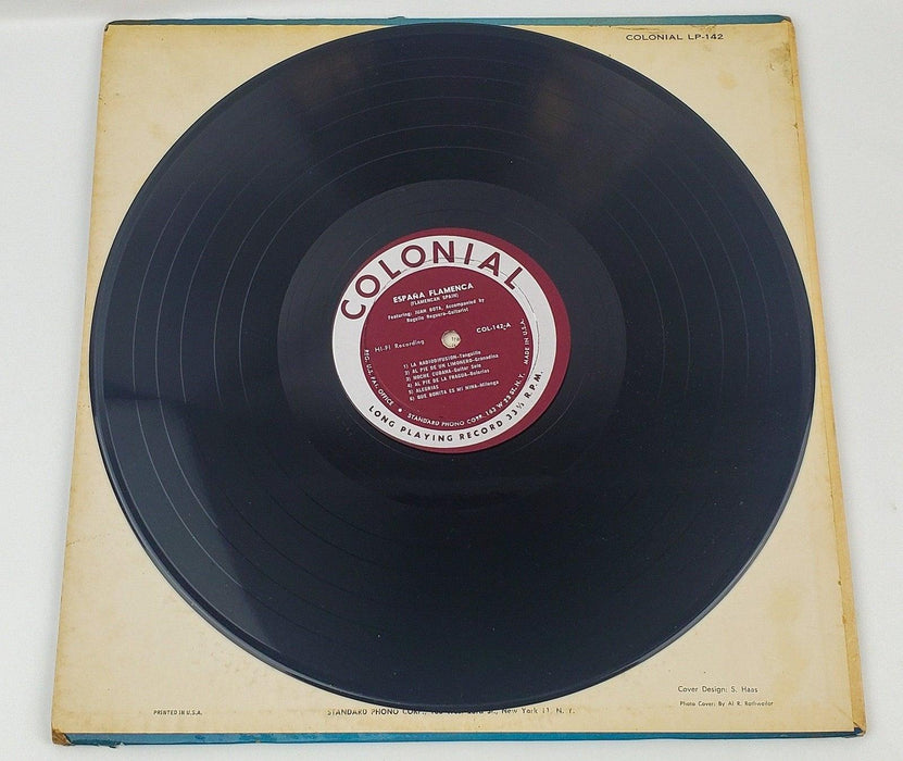 Juan Bota Espana Flamenca Record 33 RPM LP COL-142 Colonial 3