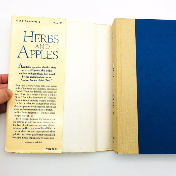 Herbs and Apples Hardcover Helen Hooven Santmyer 1985 WW1 Romance Love Copy 1 6