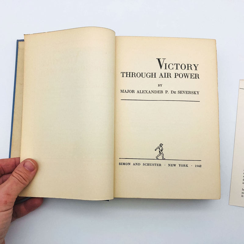 Victory Through Air Power Hardcov Major Alexander P De Seversky 1942 1st Edition 7