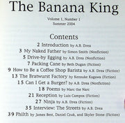 The Banana King Magazine Vol 1 #1 2004 How to be a barista The Streets Interview 2