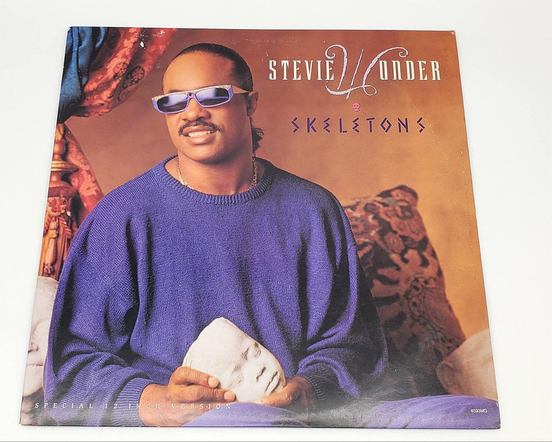 Stevie Wonder Skeletons Single Record Motown 1987 4593MG 1