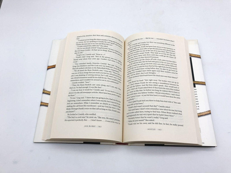 Hocus Jan Burke 1997 Simon Schuster Hardcover First Edition Print Irene Kelly 9