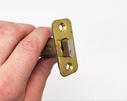 Schlage Door Knob Antique Brass Passage Latch 609 GEO F10S 2-3/8in BS NOS 5