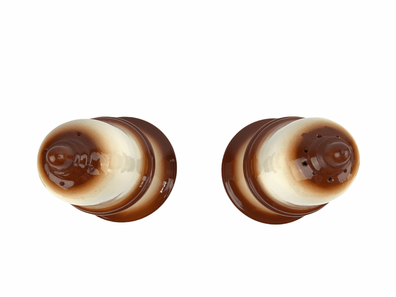 Large Pawn Chess Ceramic Salt & Pepper Shakers 10" Tall Vintage Signed HN 6