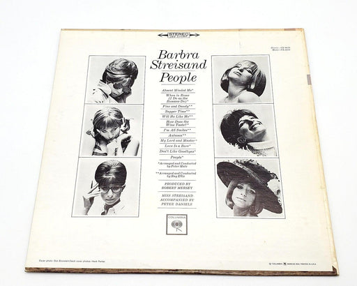 Barbra Streisand People 33 RPM LP Record Columbia CS 9015 Copy 1 2