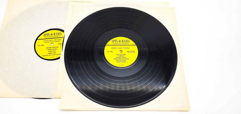 Country Western 33 RPM Triple LP Record Burl Ives, Tex Ritter, Red Ingle 7