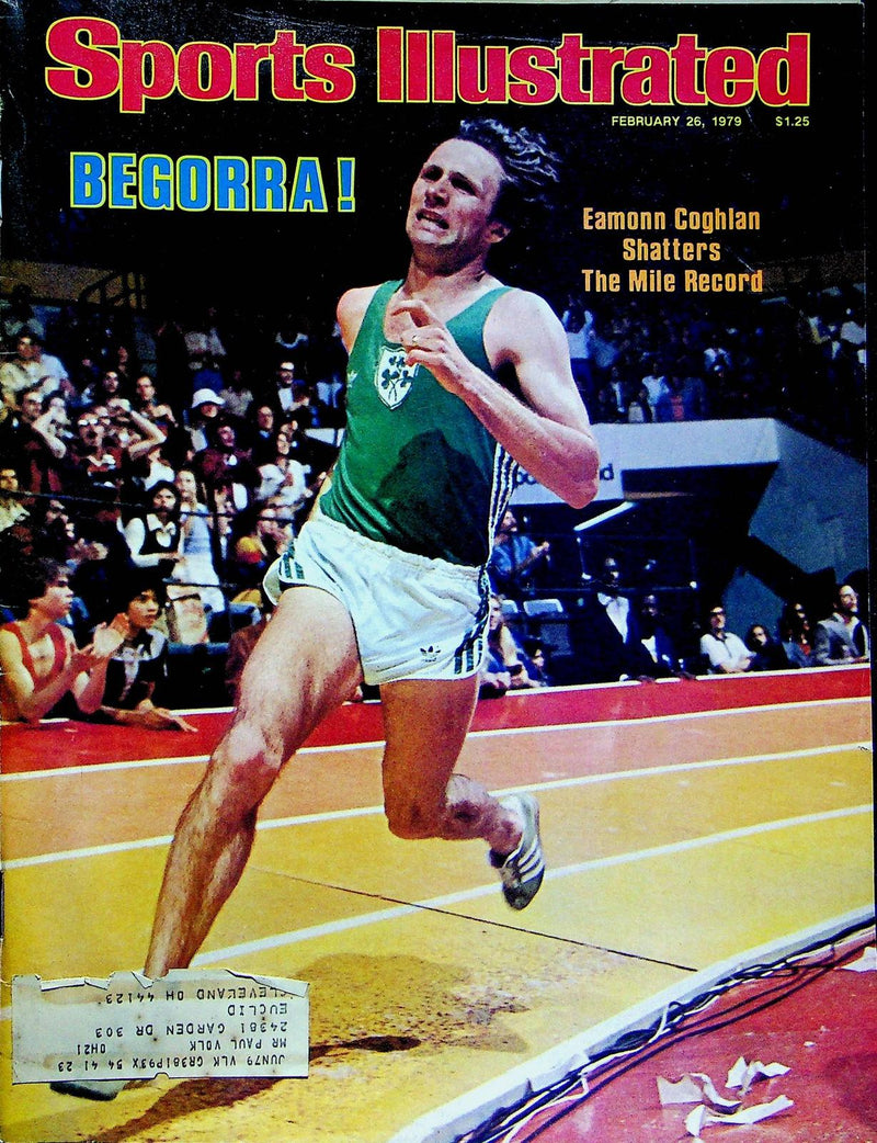 Sports Illustrated Magazine February 26 1979 Eamonn Coghlan New 1 Mile Record