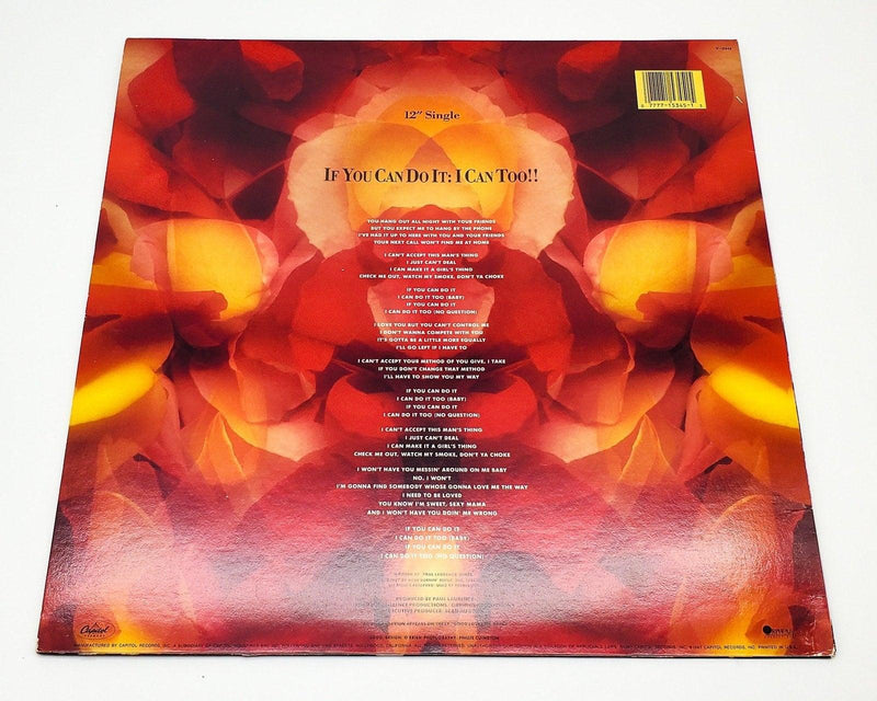 Meli'sa Morgan If You Can Do It: I Can Too!! 45 RPM Single Record Capitol 1987 2