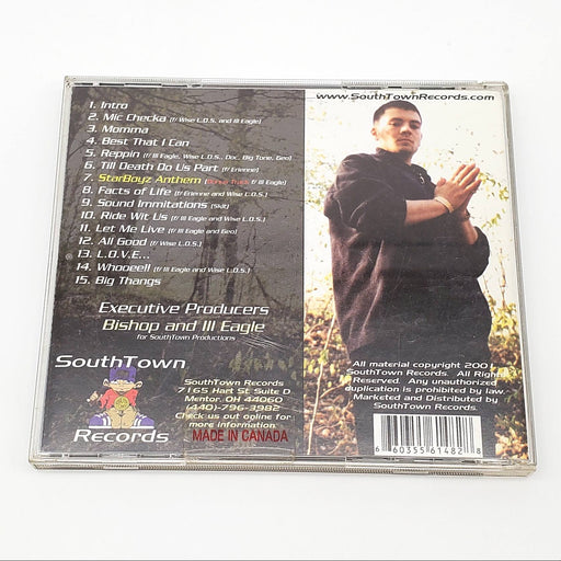 Bishop It's All Good Album CD Southtown Records 2001 STR003-01 Ohio Gansta Rap 2
