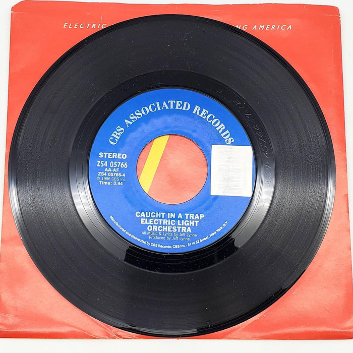Electric Light Orchestra Calling America 45 RPM Single Record CBS 1986 ZS4 05766 4