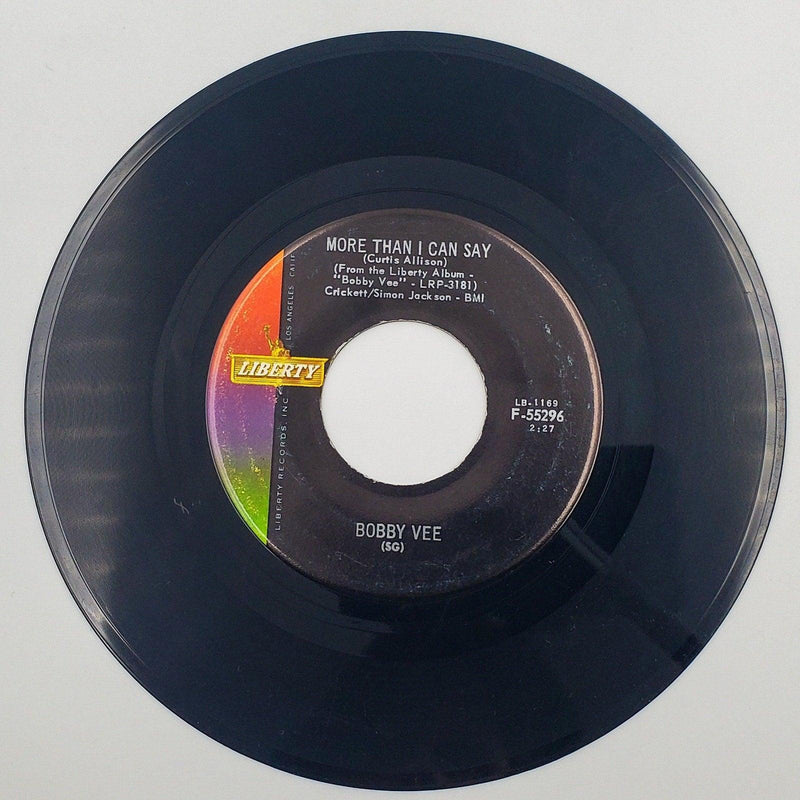 Bobby Vee Stayin' In 45 RPM Single Record Liberty 1961 1