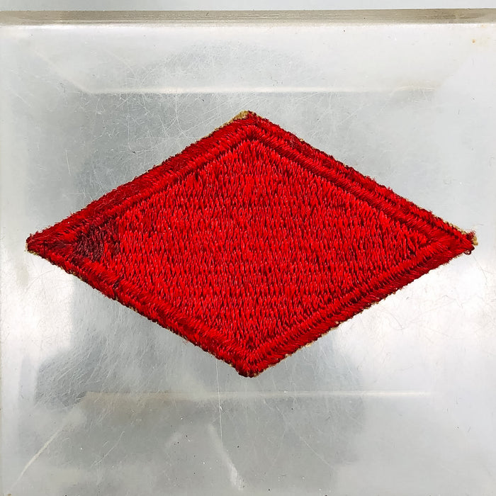 WW2 US Army Patch 5th Infantry Division Red Diamond Shoulder Sleeve SSI 4 1