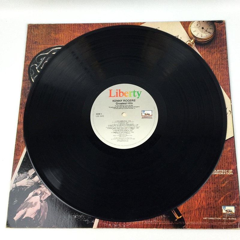 Kenny Rogers Greatest Hits Record 33 RPM LP LOO-1072 Liberty 1980 Copy 5 4