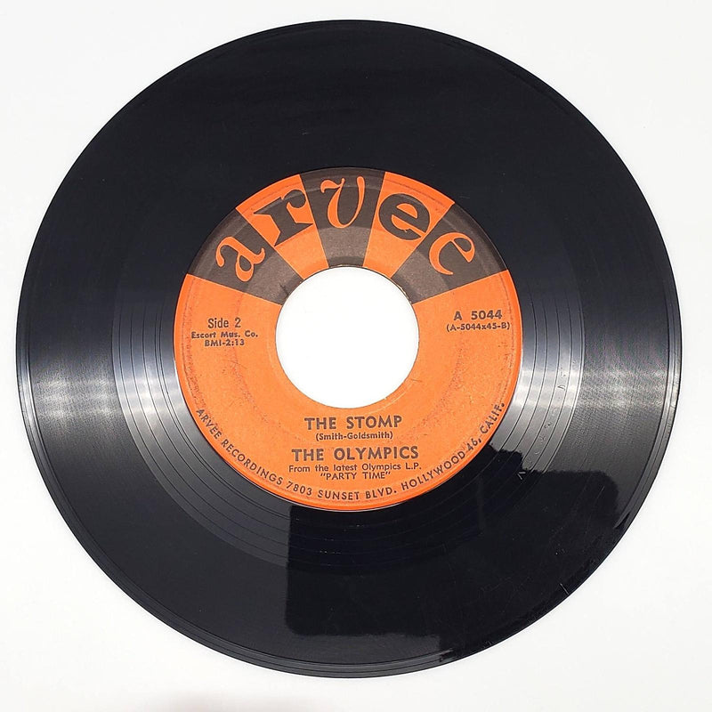 The Olympics Mash Them Taters / The Stomp 45 RPM Single Record Arvee 1961 A 5044 2