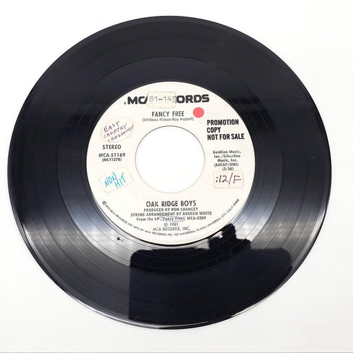 The Oak Ridge Boys Fancy Free Single Record MCA Records 1981 MCA-51169 PROMO 2