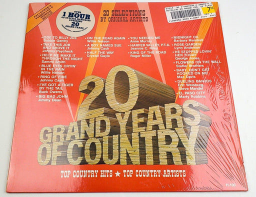 20 Grand Years of Country 33 RPM LP Record CBS Records 1982 In Shrink H-100 1