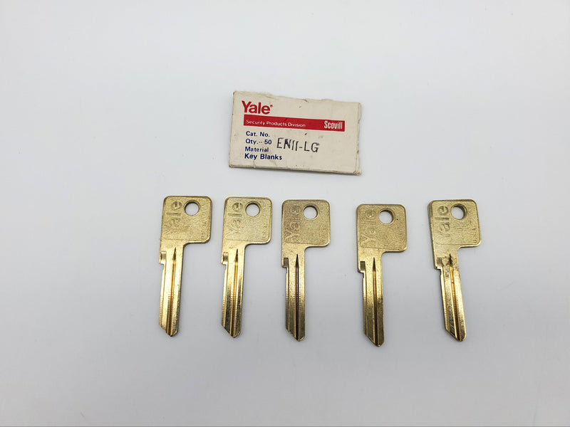 5x Yale EN11 LG Key Blanks LG Keyway Nickel Silver 6 Pin NOS