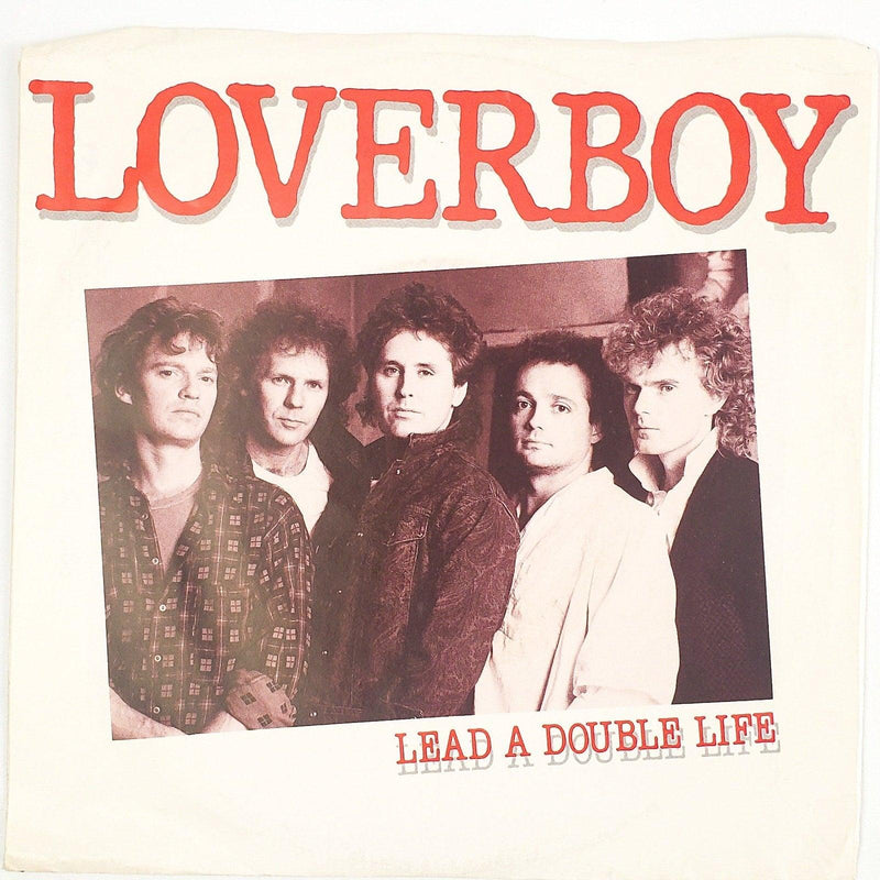 Loverboy Lead A Double Life Record 45 RPM Single 38-05867 Columbia 1986 1